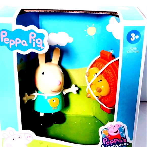 Toy Peppa Pig Zoe Zebra Rebecca Rabbit Peppa's Adventures Collectibles - Picture 5 of 8
